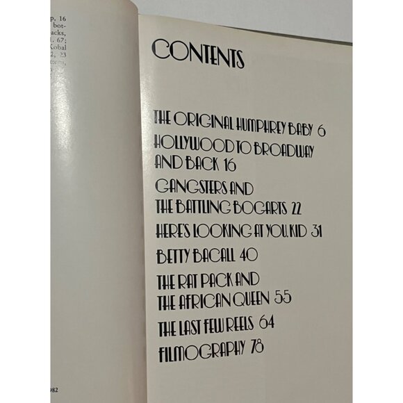 The Screen Greats Humphrey Bogart By Alan Frank-Hardcover 1982 - Picture 2 of 7